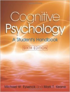 Cognitive Psychology a students handbook